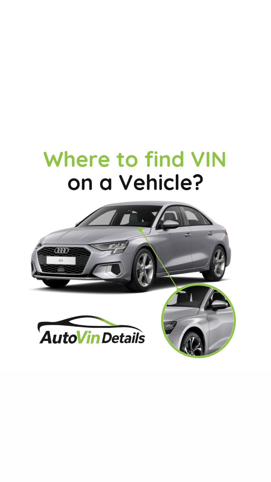 VIN location on vehicle dashboard